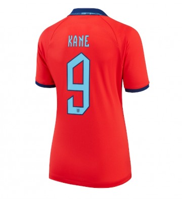 England Harry Kane #9 Replika Udebanetrøje Dame VM 2022 Kortærmet